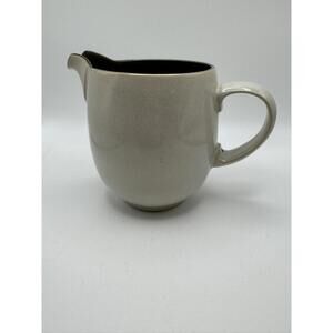 Denby England Smokestone Stoneware Creamer Gravy Milk Jug Pitcher Microwave Safe